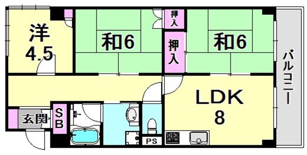 アビタ　コシキイワの物件間取画像